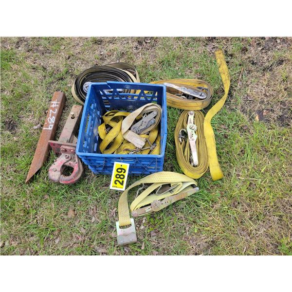 Pindle hitch, approx. 6- tie down straps