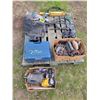 Image 1 : Hyd. Cylinder, qty of bolts, battery charger, elec. Motor, qty of drill bits