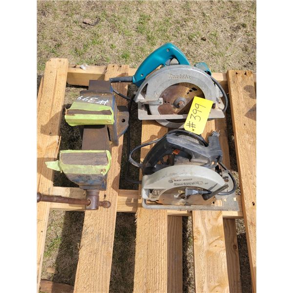 2- Skill saws & record vice