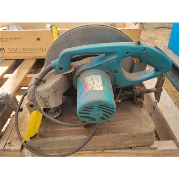 Makita cut-off saw, blue