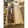 Image 1 : Wood crate c/w exhaust pipes