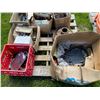 Image 2 : 2- Pallet of misc. feeders, hose, auto parts