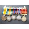 Image 2 : CANADA 1914-1945. A 5 Medal Set for 2 Wars Extra Fine