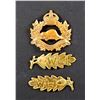 Image 1 : CANADA 1934 Winnipeg Light Infantry Cap & Distinction Badges Used