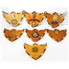 Image 1 : CANADA. A Lot of 7 Plaques with Military Cap Badges and Crests Used