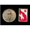 SWITZERLAND 1940-1950. A Pair of Rare Lapel Pins Unc