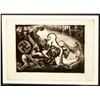 Image 2 : WORLD 135 mm x 97 mm.Undated Fascist Wood Block Print