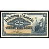 Image 1 : CANADA 25 Cents 1900 DC-15b Legacy Banknote VCN-64PPQ