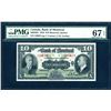 Image 3 : CANADA $10.00 1938 Bank of Montreal PMG GU-67