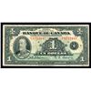 Image 1 : CANADA $1.00 1935 BC-2 Banknote Fine