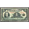 Image 1 : CANADA $1.00 1935 BC-2 Banknote Very Good