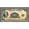Image 1 : CANADA $5.00 1935 BC-5 Banknote Very Good