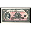 Image 1 : CANADA $20.00 1935 BC-9b Banknote Very Fine