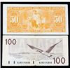 Image 2 : CANADA $50.00-100.00 1937-1988 A Lot of 2 Banknotes Very Fine