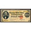 Image 1 : USA $100.00 1882 Gold Certificate Very Good