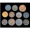 Image 2 : CANADA TOKEN 1842-1857 A Lot of 11 Bank Tokens
