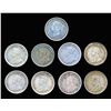 Image 2 : CANADA 1888-1920. A Run of Nine 5 Cent Silver Coins Very Good-Very Fine