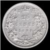 CANADA 25 Cents 1891 Obv.5 Victoria Fine