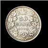 CANADA 50 Cents 1872 H Victoria .925 AG Coin Very Fine