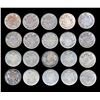 Image 1 : CANADA 50 Cents 1917-1966 A Lot of 20 Silver Half Dollars Very Good-Unc