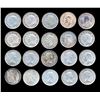 Image 2 : CANADA 50 Cents 1917-1966 A Lot of 20 Silver Half Dollars Very Good-Unc