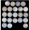 Image 1 : CANADA $1.00 1935-1967 A Lot of 22 Silver Dollars Very Fine- Extra Fine