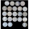 Image 2 : CANADA $1.00 1935-1967 A Lot of 22 Silver Dollars Very Fine- Extra Fine