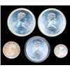 Image 2 : CANADA 1915-1973 A Lot of 5 Silver Coins VG-Unc