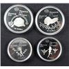 Image 1 : CANADA 1976 A Complete Set of Montreal Olympic Coins Proof