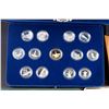 Image 2 : CANADA 1976-1998 A Lot of Mixed Silver Coins Unc-Proof