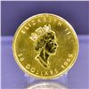 Image 2 : CANADA $50.00 1999 Maple Leaf Gold
