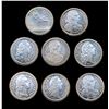 Image 2 : FRANCE 1751-1758 A Set of 8 French Colonial Tokens Uncirculated