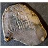 Image 1 : MEXICO Silver Cob 1536-1733 Irregular Shape Very Good
