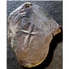 Image 2 : MEXICO Silver Cob 1536-1733 Irregular Shape Very Good