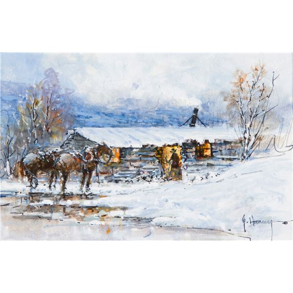 G. Harvey-Winter Cabin - Study