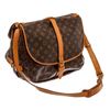 Image 3 : Louis Vuitton Brown Monogram Leather Saumur 35cm Shoulder Bag