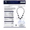 Image 4 : 98.83 ctw Blue Sapphire and 6.52 ctw Diamond 18K White Gold Necklace