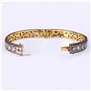 Image 2 : Vintage Indian Gold Topped Silver & Diamond Bangle