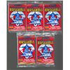 Image 1 : 5 Count: 1988 Score Baseball Cello Packs. 17 Player cards + 1 Magic Motion Trivia card per pack