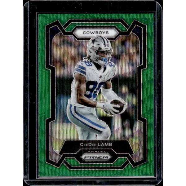 CeeDee Lamb 2023 Panini Prizm Green Wave Prizm #72