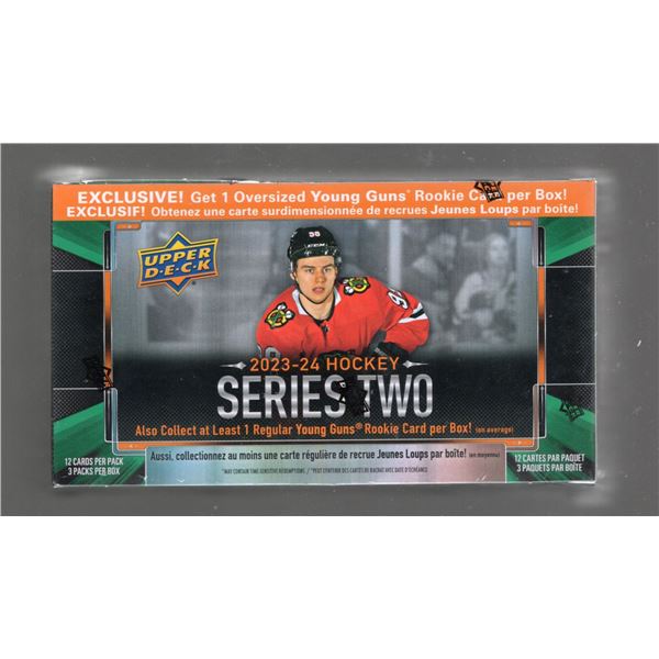 2023-24 Upper Deck Series 2 Hockey Blaster Box: Connor Bedard ROOKIE CARD!! GET 1 EXCLUSIVE OVERSIZE