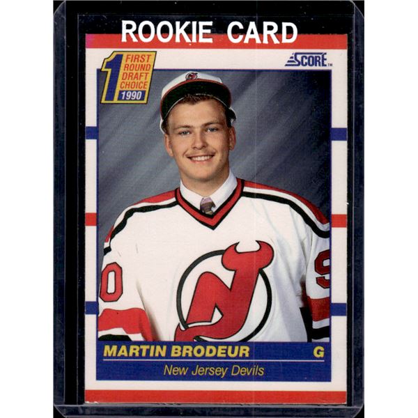 Martin Brodeur ROOKIE CARD 1990 Score 1st Round draft choice 1990 Insert #439