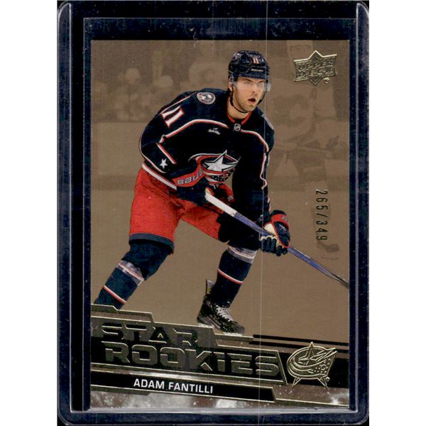 Adam Fantilli ROOKIE CARD 2023 - 2024 Upper Deck #265/349 Star Rookies Box Set #2.