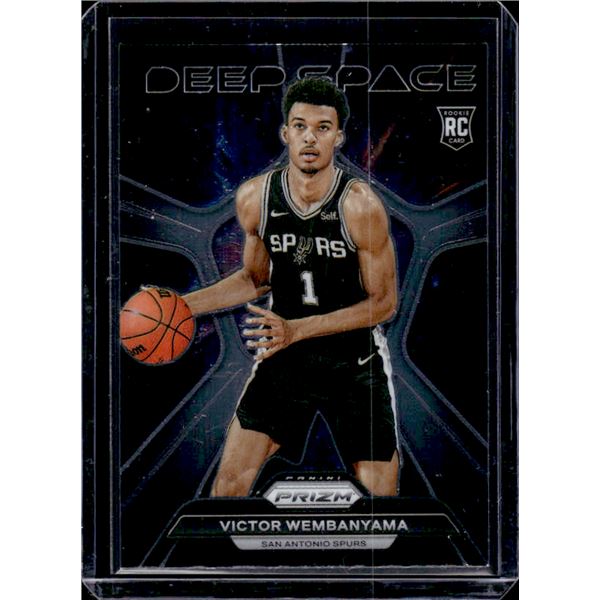 Victor Wembanyama ROOKIE CARD 2023 - 2024 Panini Prizm Deep Space Insert #1