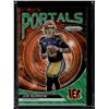 Image 1 : Joe Burrow 2023 Panini Prizm Green Wave Prizm Portals Insert #PO-3