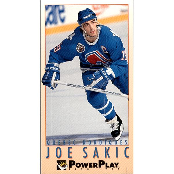 Joe Sakic 1994 Fleer Power Play Series Giant card #204