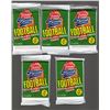 Image 1 : 5 Count: 1990 Fleer NFL Premiere Edition Retail Box Packs. 15 Cards per pack. Look for randomly pack