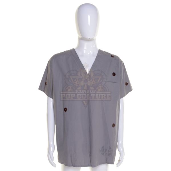 Hancock - Hancock's (Will Smith) Distressed Scrub Top - 36-43