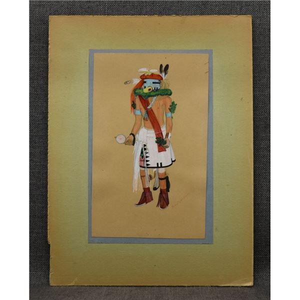 HOPI PAINTING (ROBERT QUOTSKUYVA )