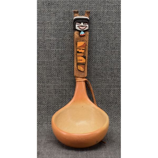 HOPI POTTERY LADLE (RANDY SAHMIE )